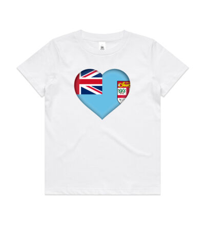 Fiji Heart - Kids Youth T shirt Thumbnail