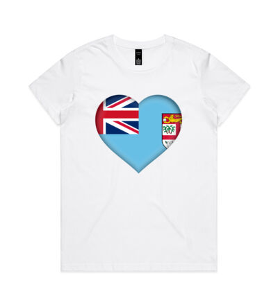 Fiji Heart - Womens Maple Tee Thumbnail