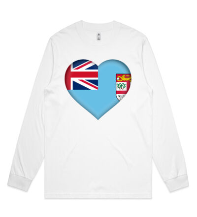 Fiji Heart - Mens General Long Sleeve Tee Thumbnail