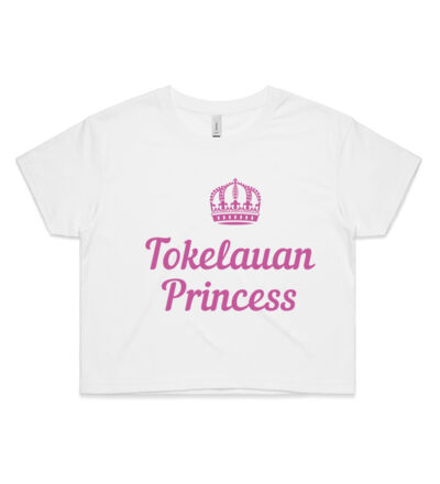 Tokelauan Princess - Womens Crop Tee Thumbnail