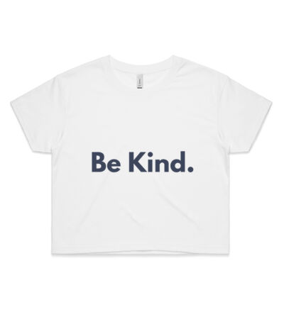 Be Kind. - Womens Crop Tee Thumbnail