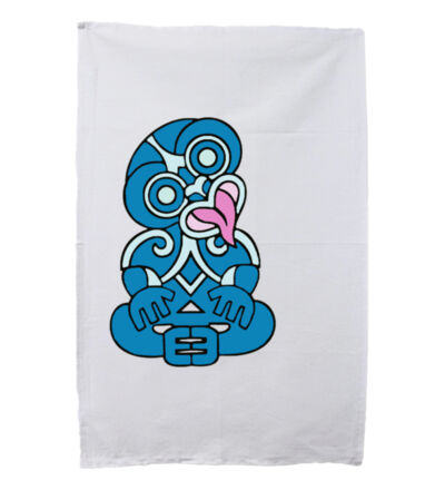 Green Hei Tiki - Tea Towel Thumbnail