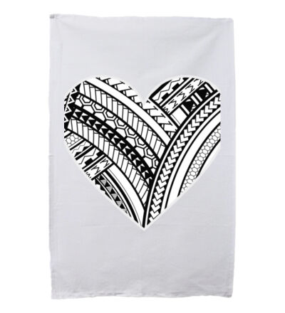 Polynesian Heart - Tea Towel Thumbnail