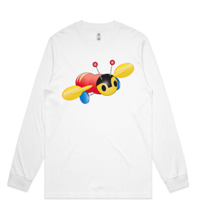 Kiwi Buzzy Bee - Mens General Long Sleeve Tee Thumbnail