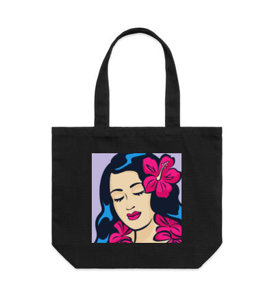 Polynesian Girl - Shoulder Tote Thumbnail