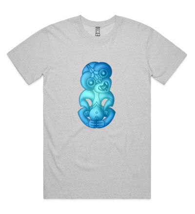 Blue Green Hei Tiki - Mens Staple T shirt Thumbnail
