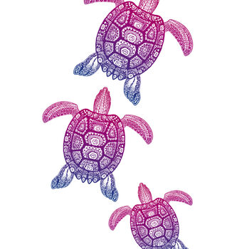 Purple turtle family Thumbnail